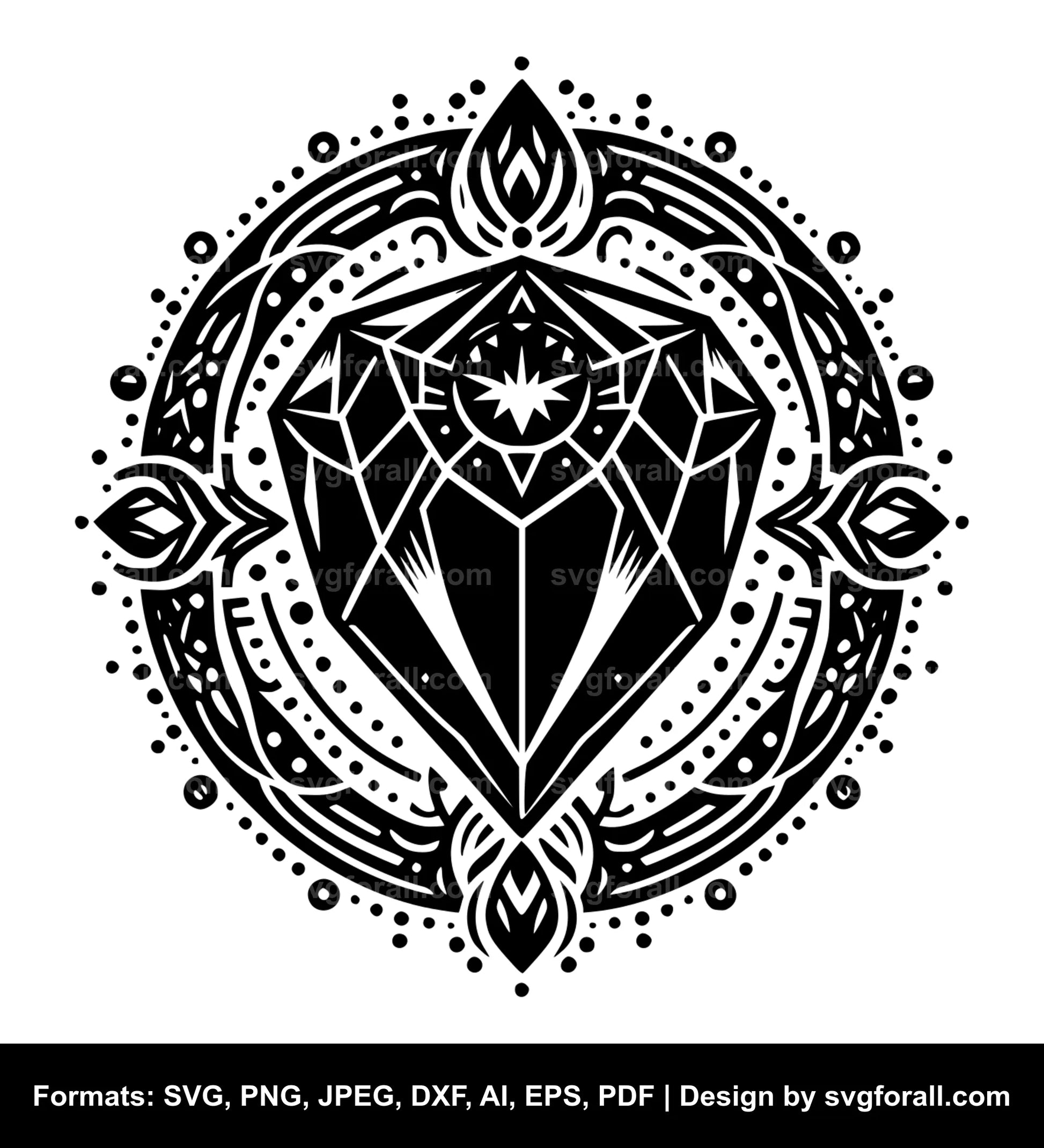 Gemstone SVG Vector