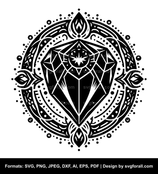 Gemstone SVG Vector