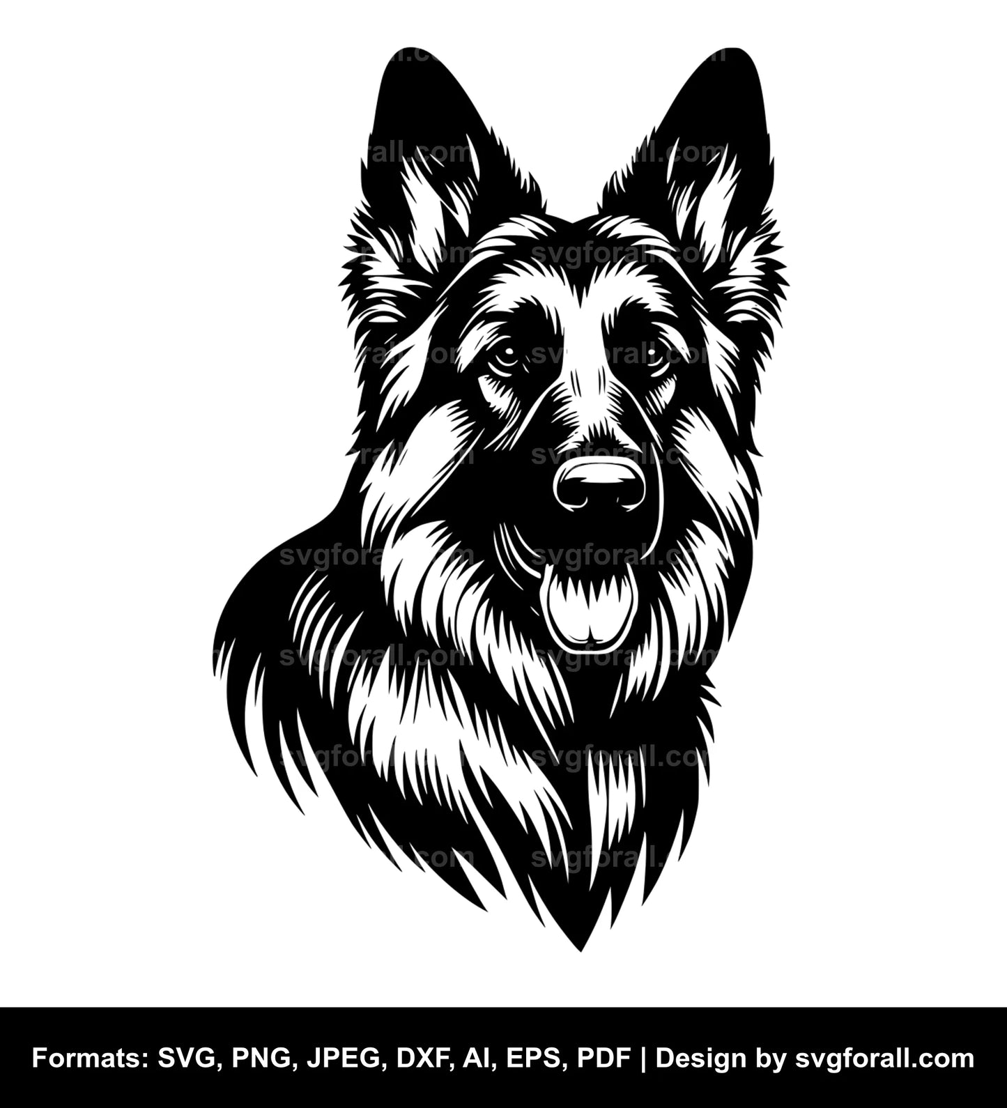 German Shepherd Dog SVG File