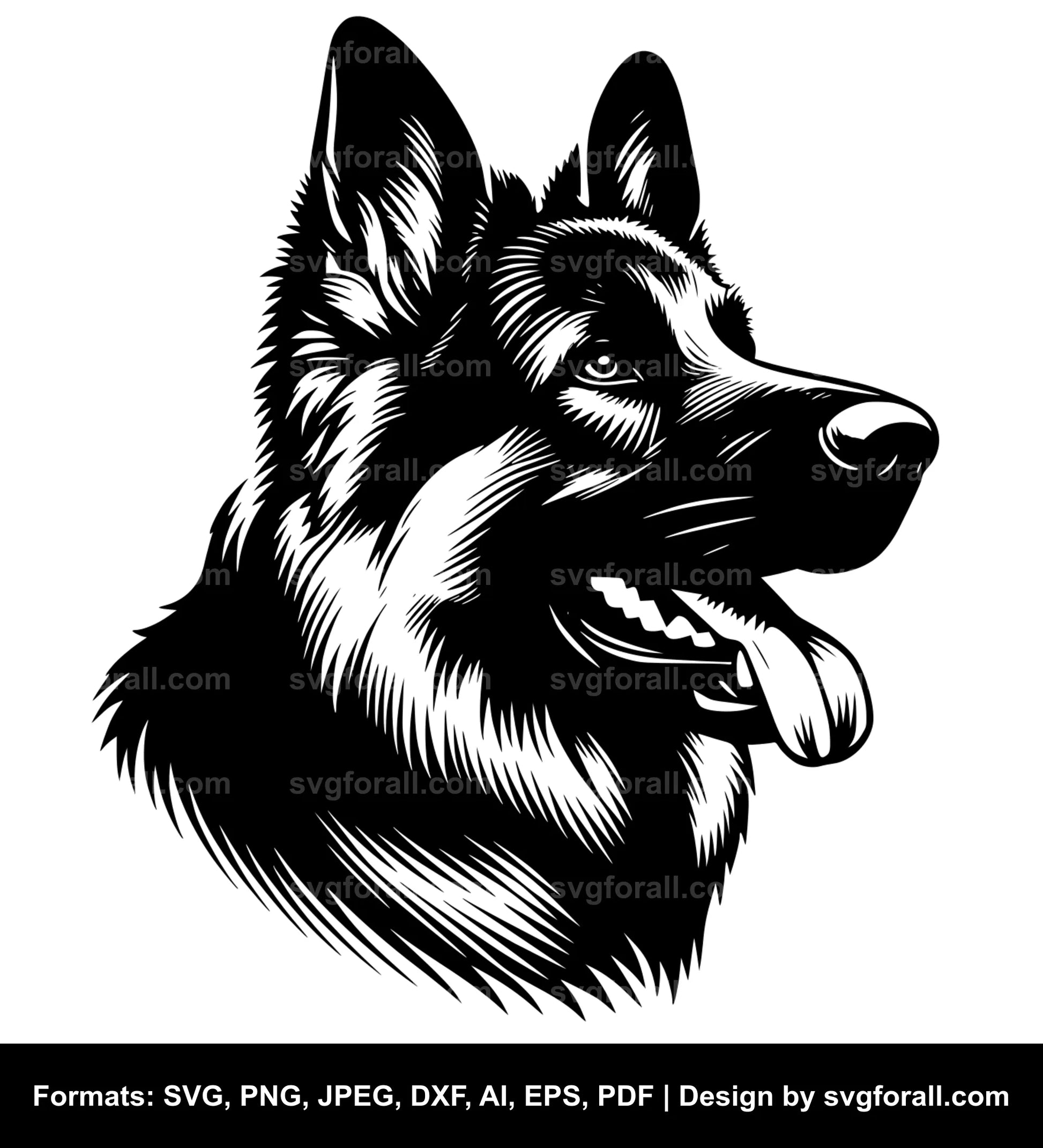 German Shepherd Dog SVG PNG