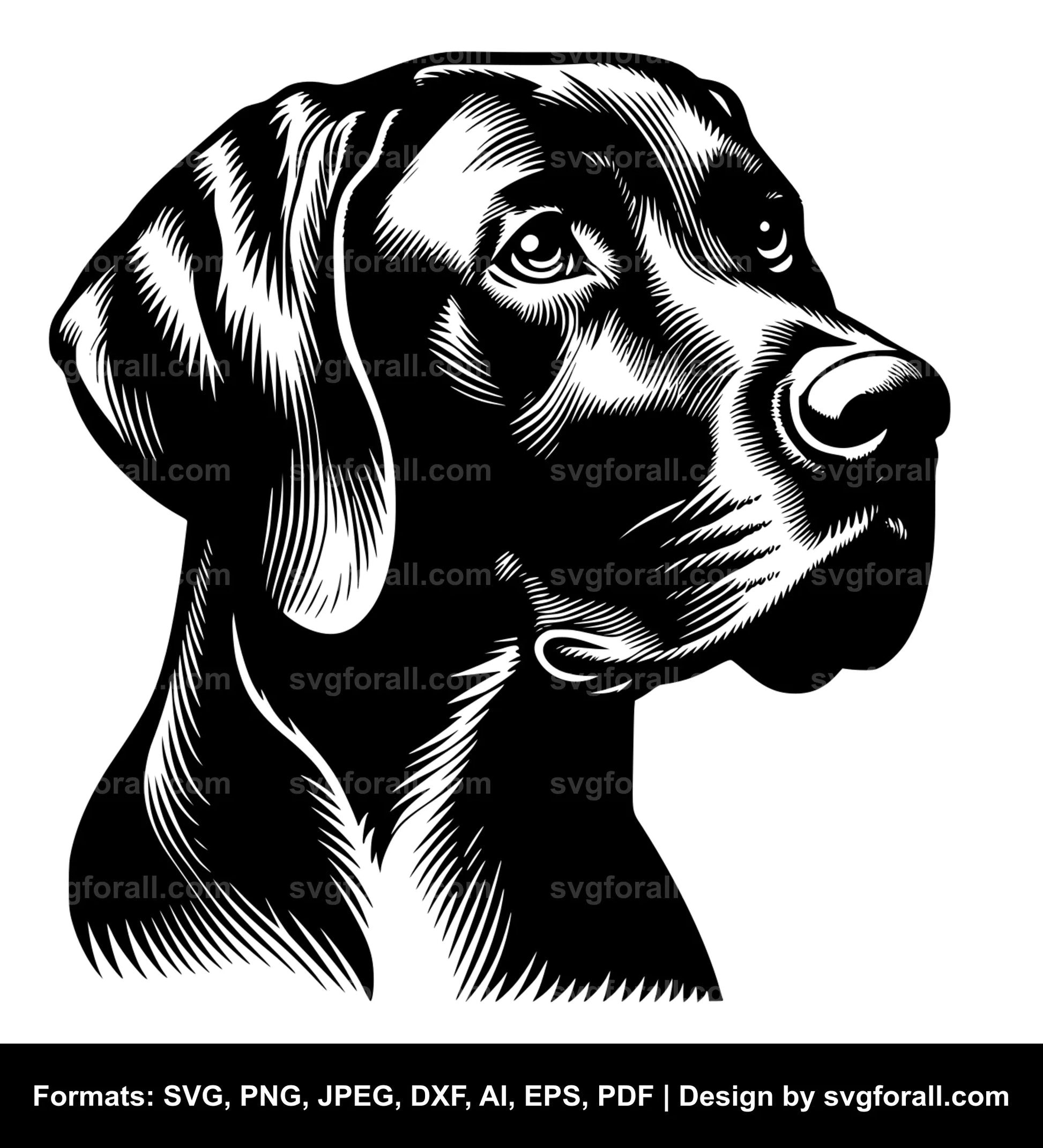 German Shorthaired Pointer Dog SVG