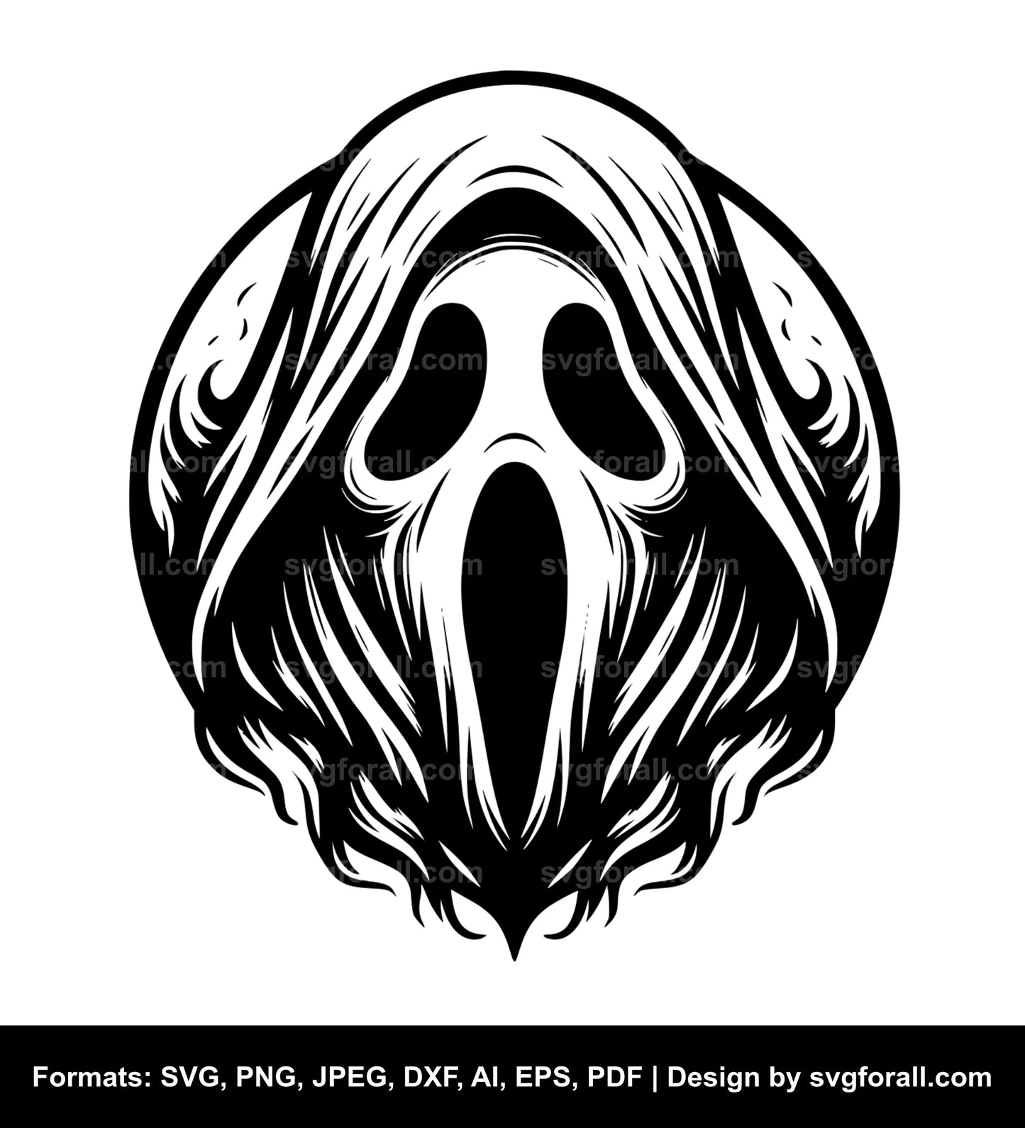 Ghost Face SVG