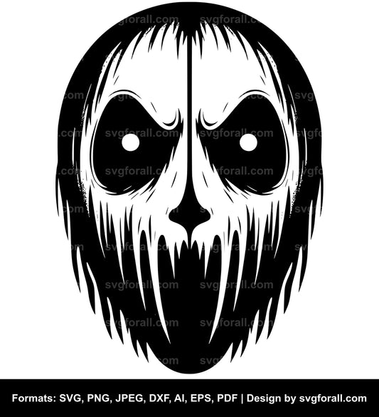 Ghost Face SVG Design