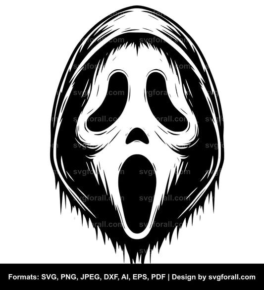 Ghost Face SVG PNG