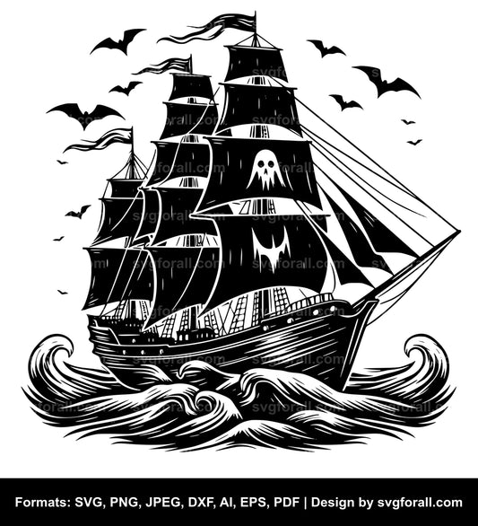 Ghost Ship SVG