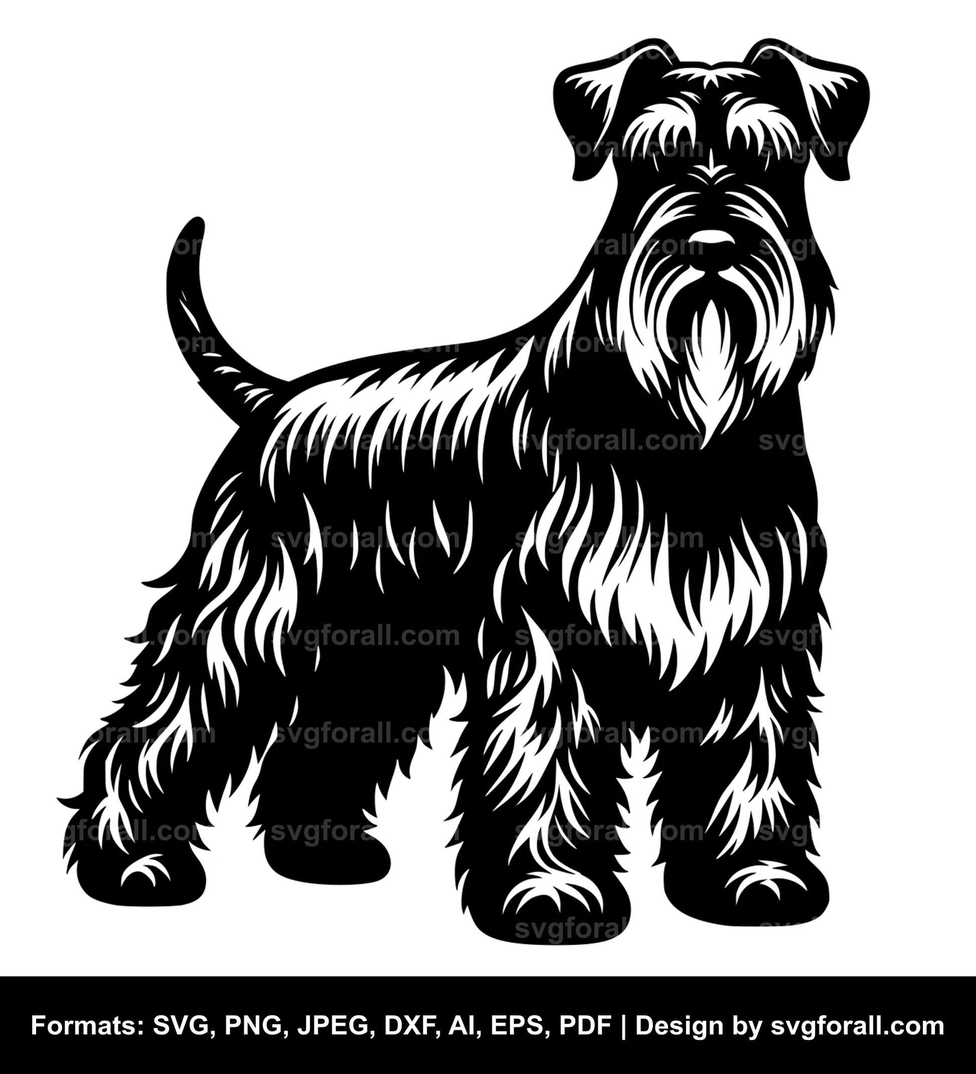 Giant Schnauzer Dog Cricut SVG