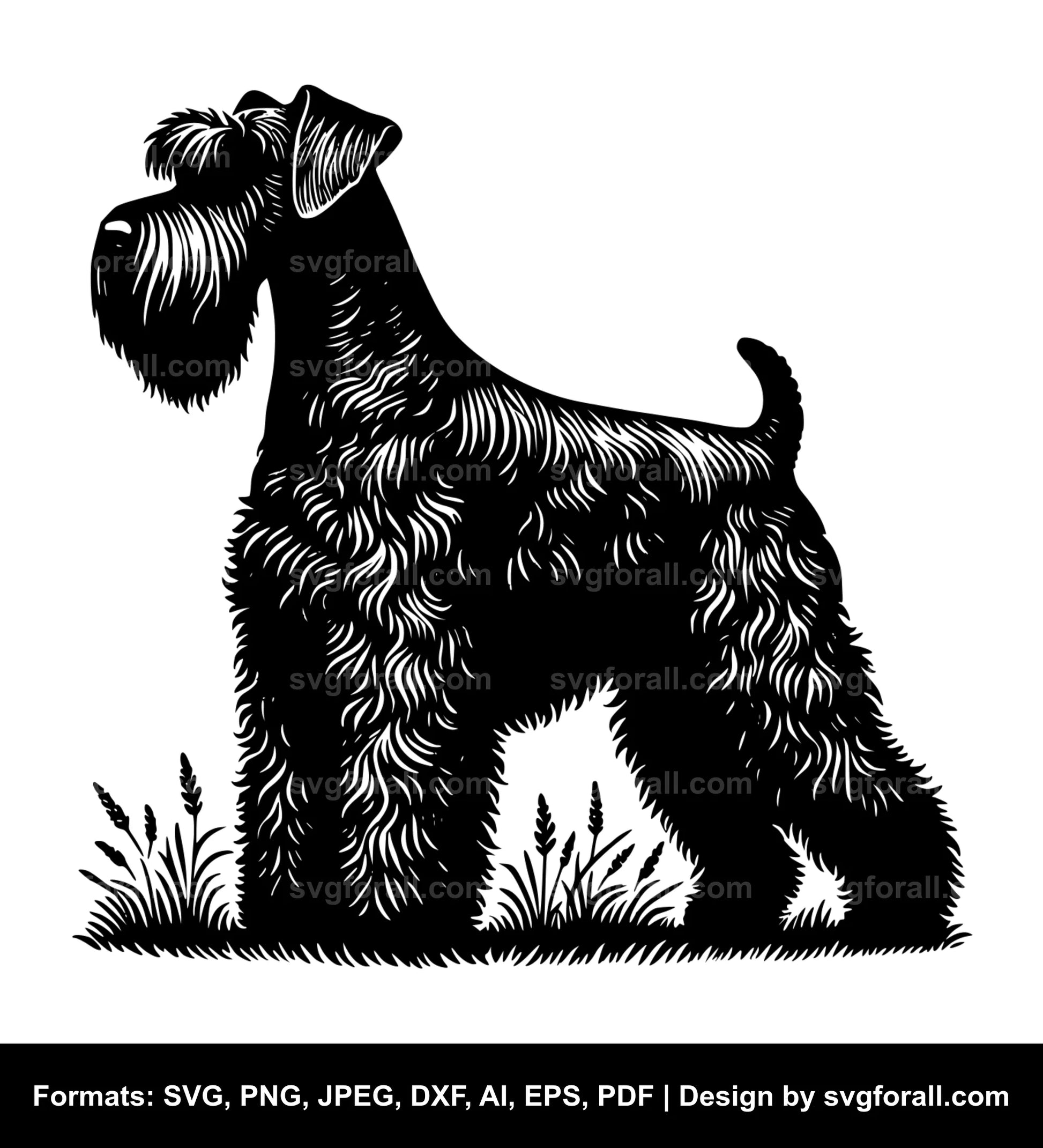 Giant Schnauzer Dog Vector SVG