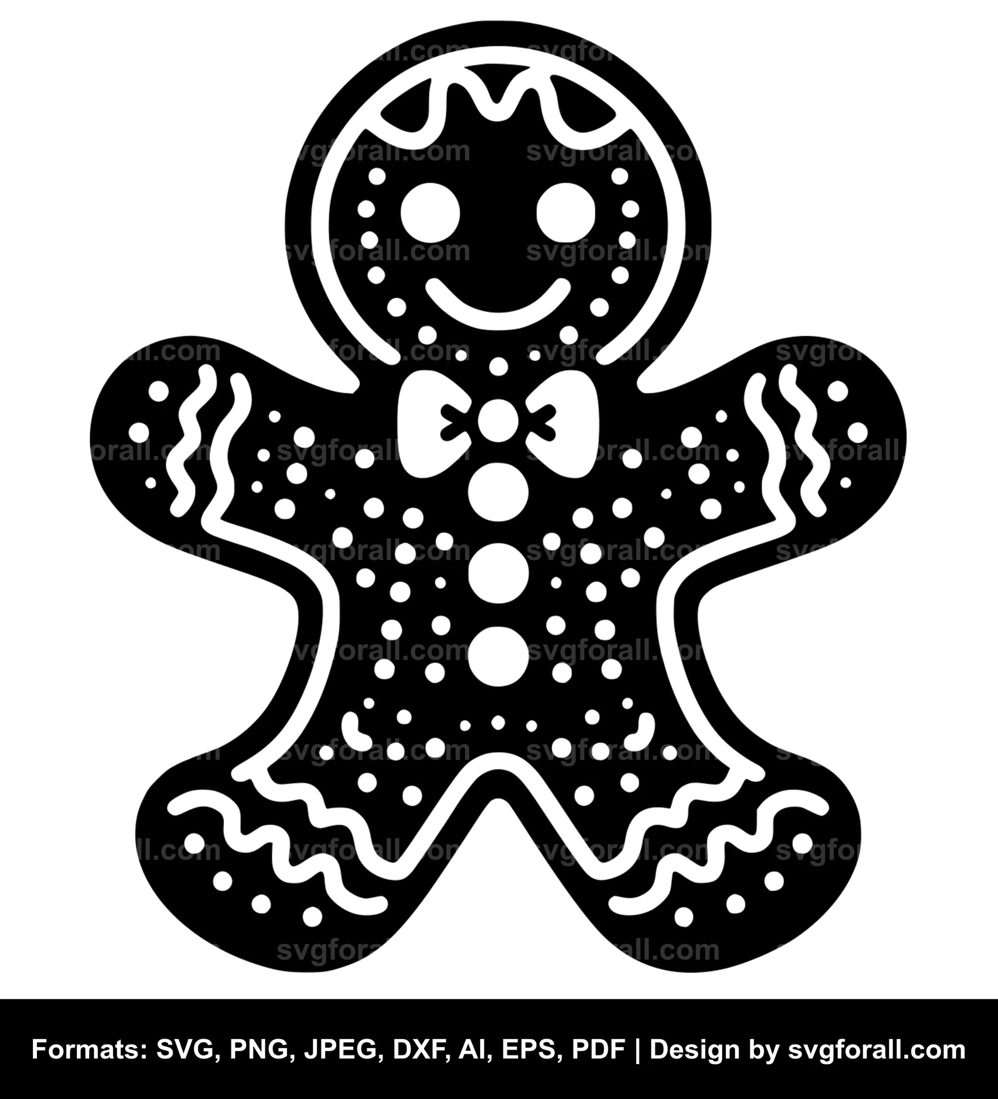 Gingerbread Man Cricut SVG