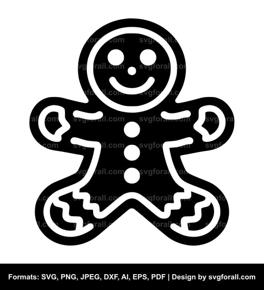 Gingerbread Man SVG File