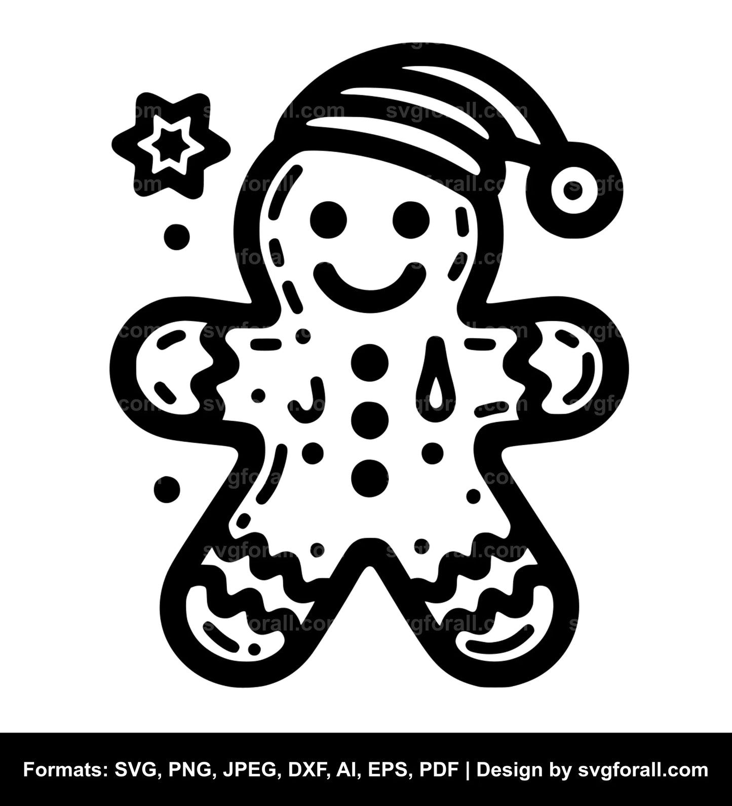 Gingerbread SVG PNG