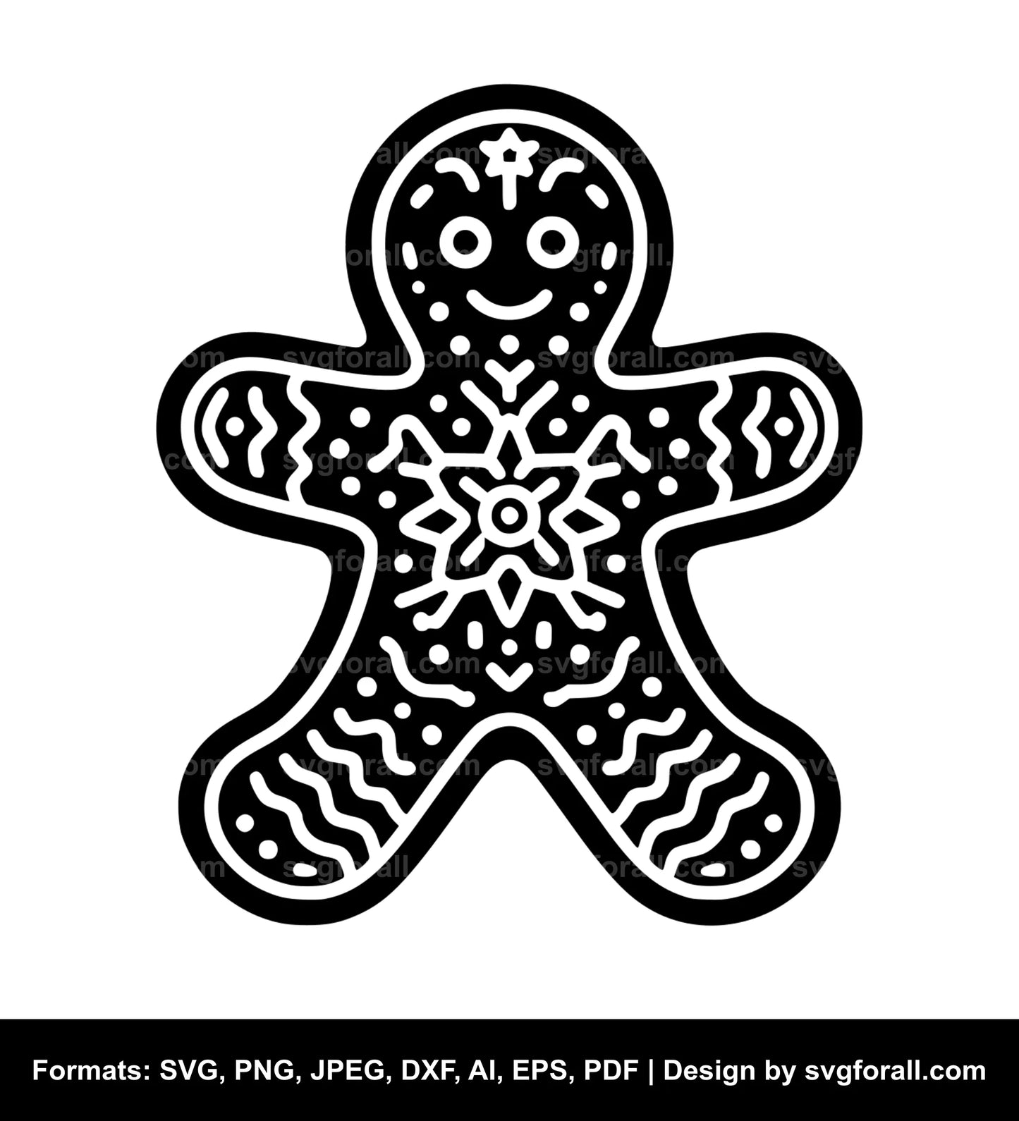 Gingerbread SVG Vector