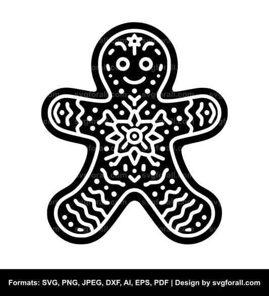 Gingerbread SVG Vector