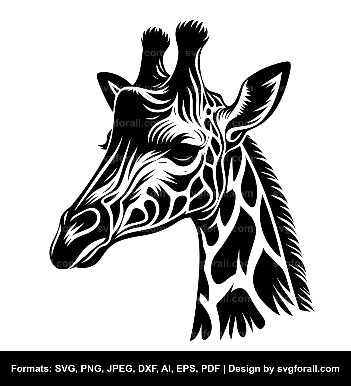 Giraffe SVG Clipart