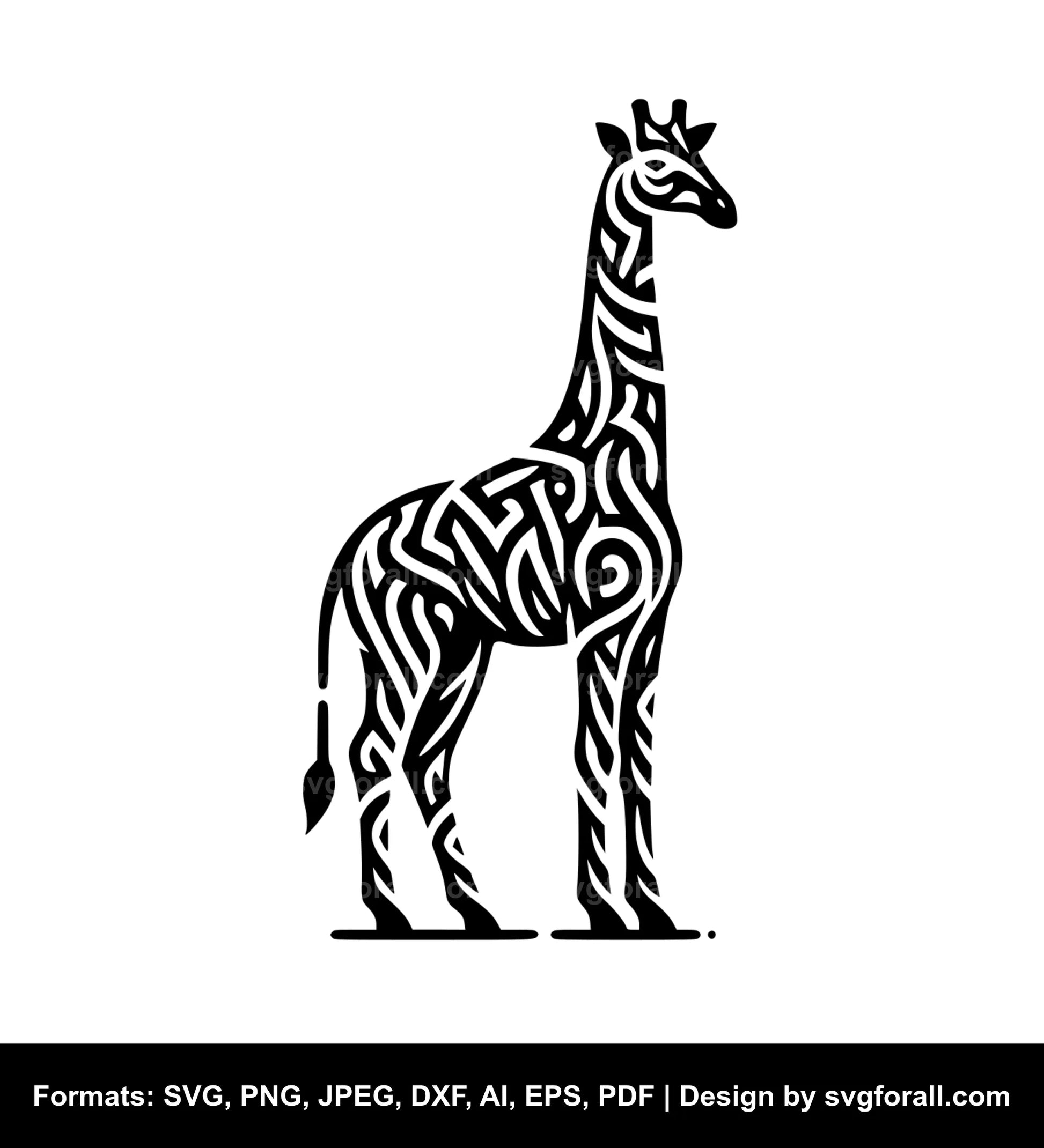 Giraffe SVG Design