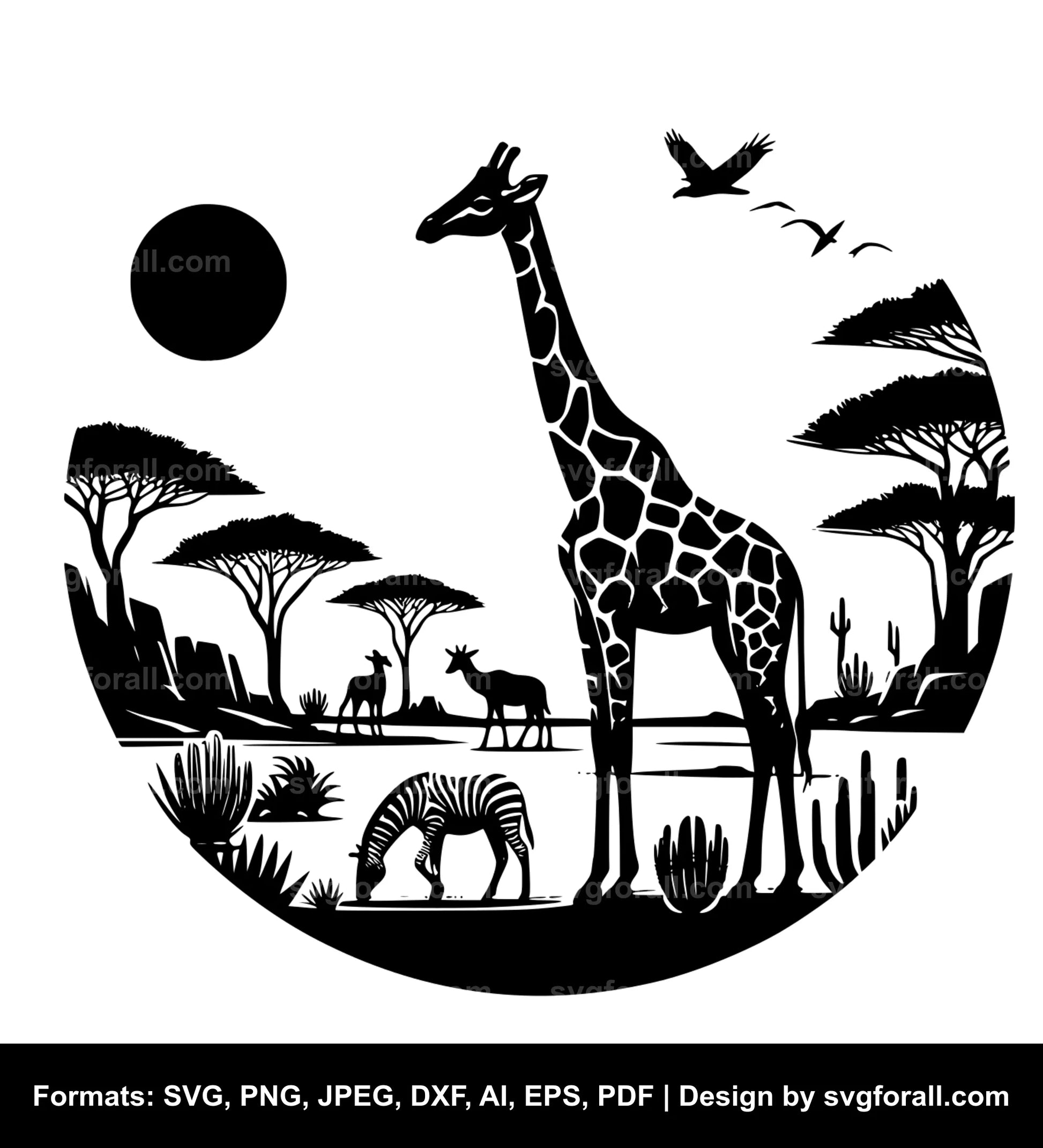 Giraffe SVG PNG