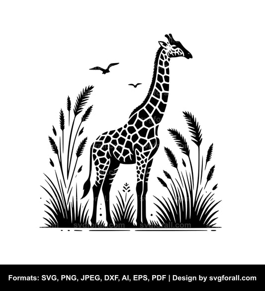 Giraffe Vector SVG