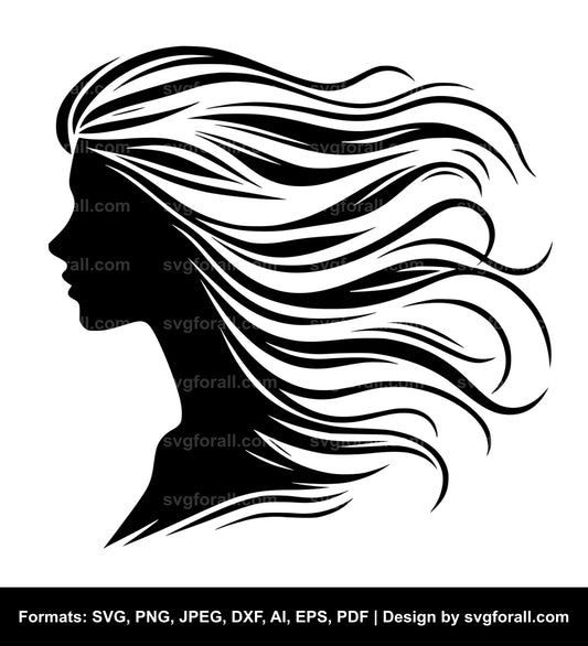 Girl Ghost SVG Vector