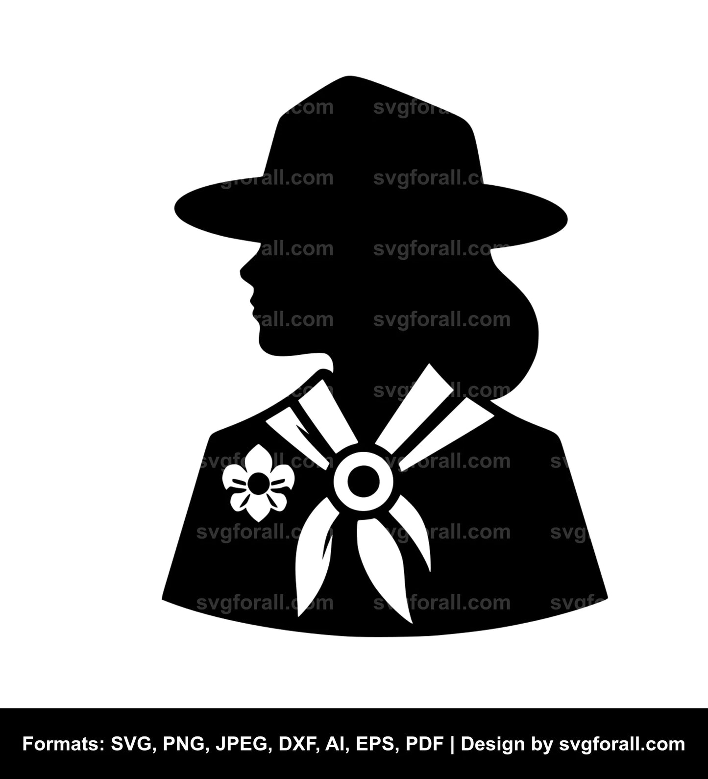 Girl Scout SVG Vector