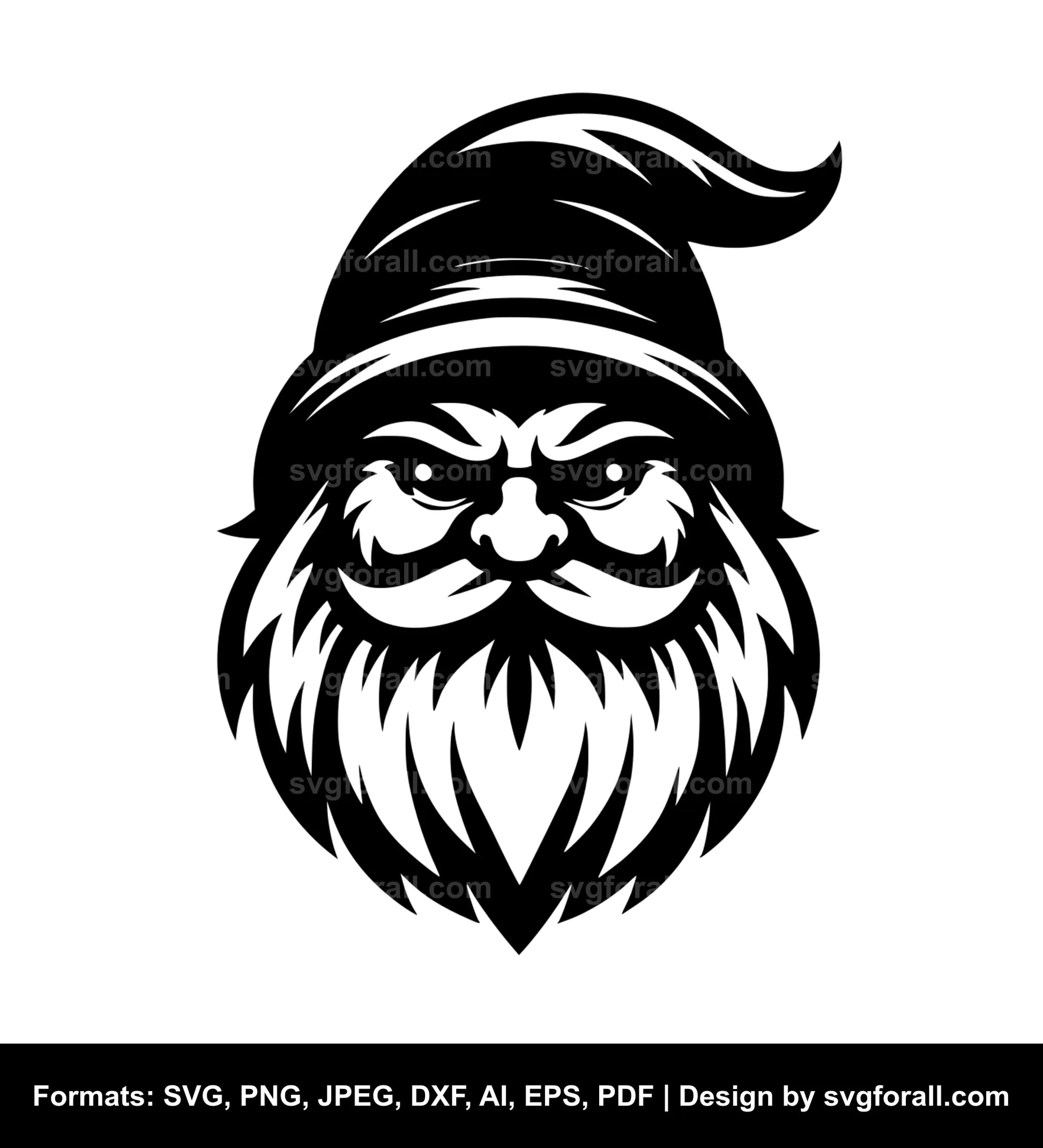 Gnome Face SVG File