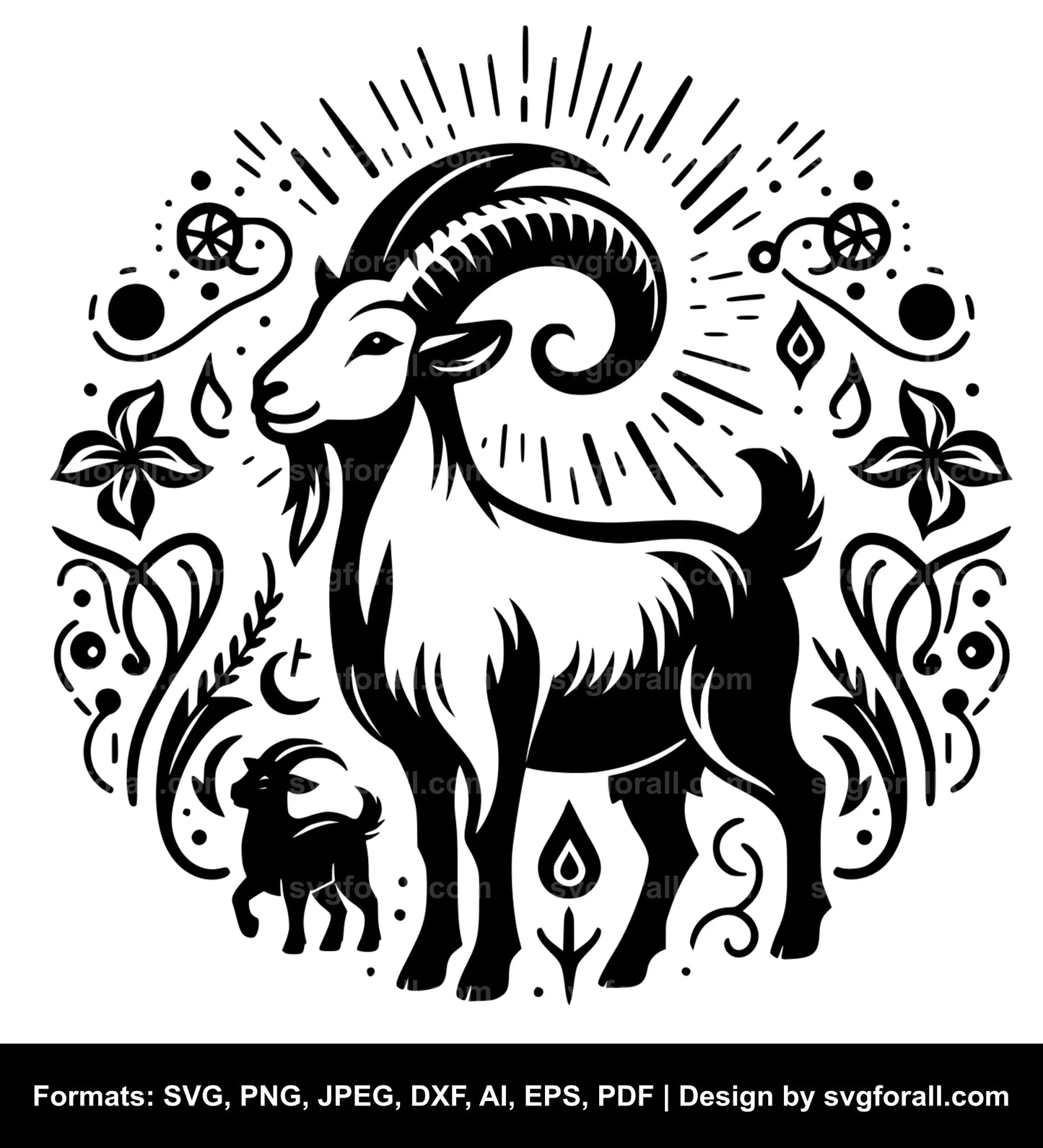 Goat SVG PNG