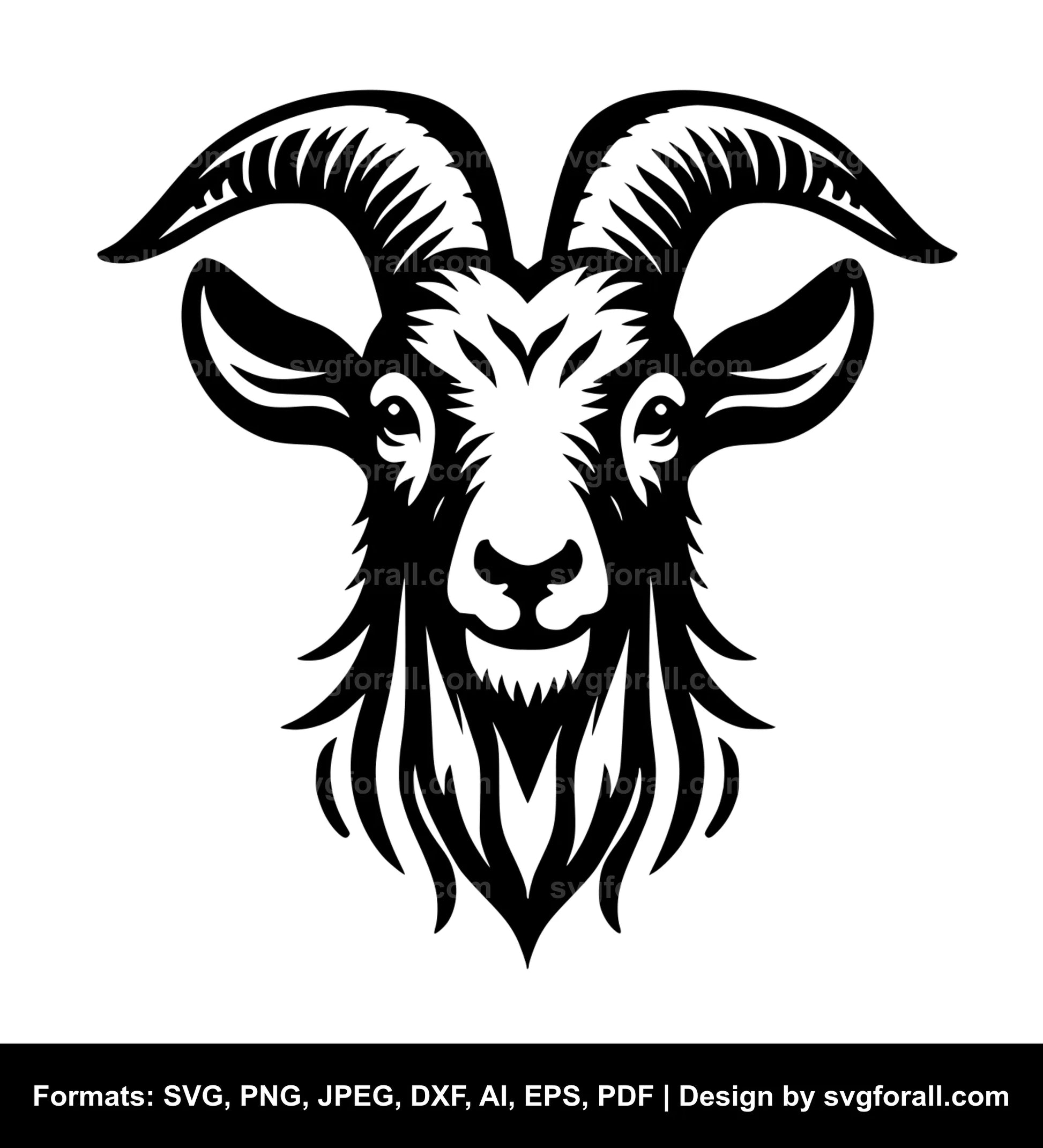 Goat SVG Vector