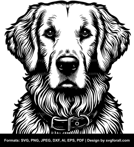 Golden Retriever Dog Cricut SVG