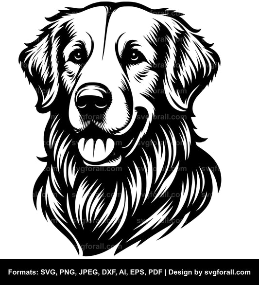 Golden Retriever Dog SVG