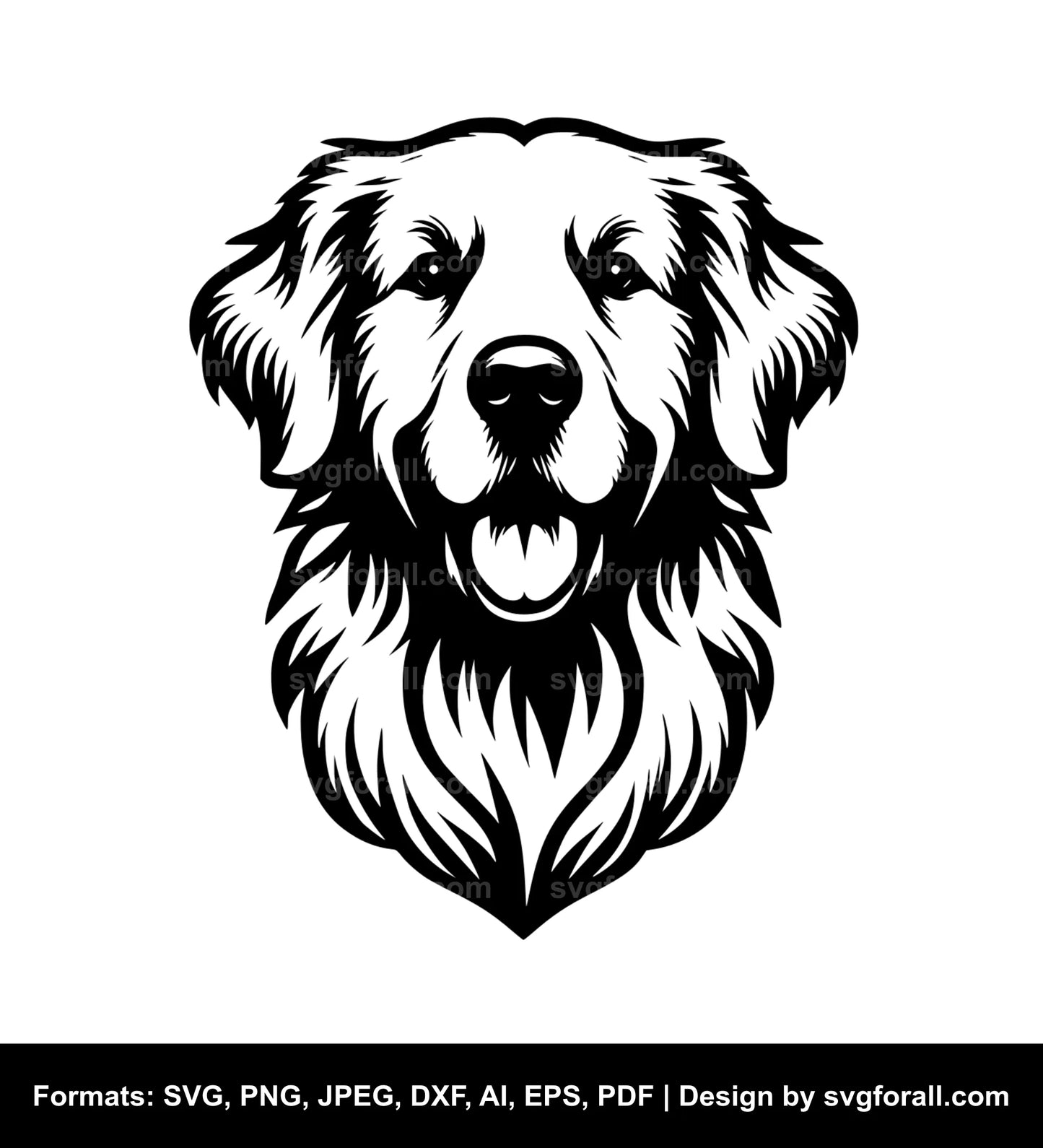 Golden Retriever Dog SVG File