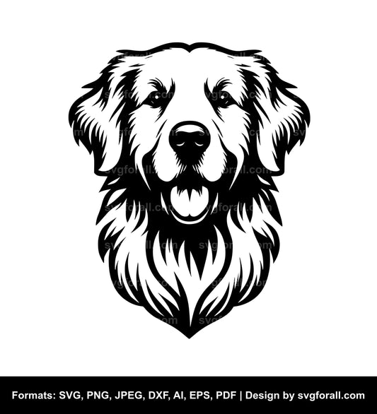 Golden Retriever Dog SVG File