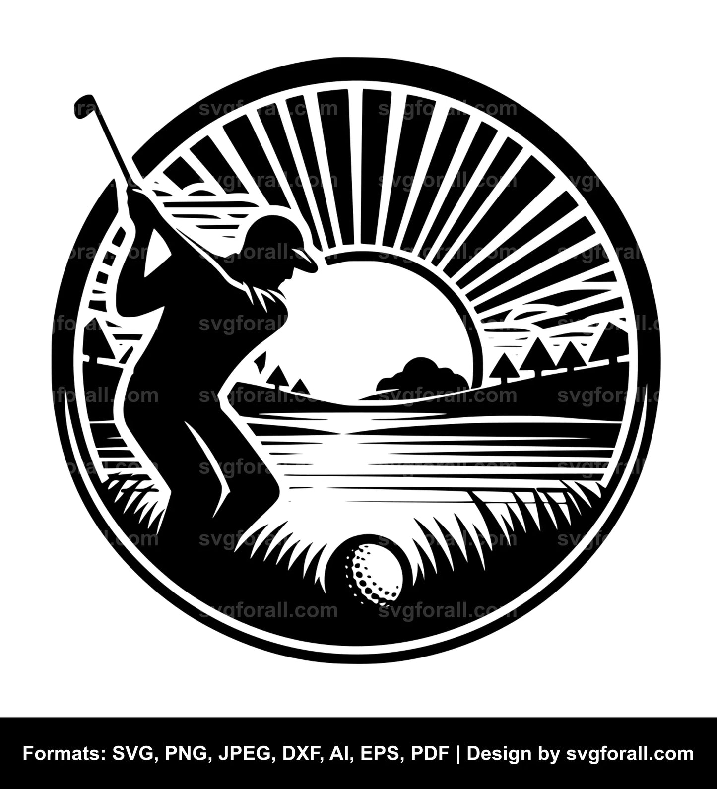 Golf SVG Design