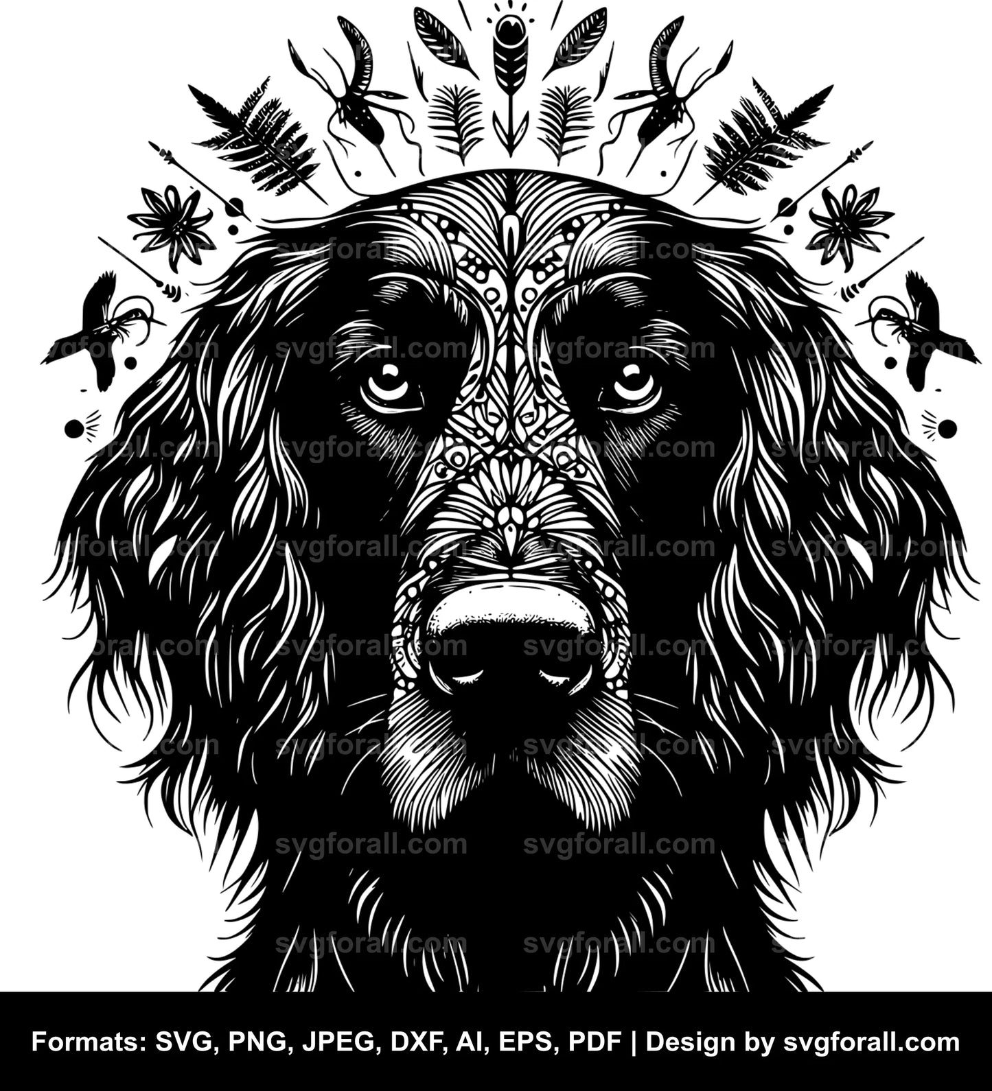 Gordon Setter Dog SVG File