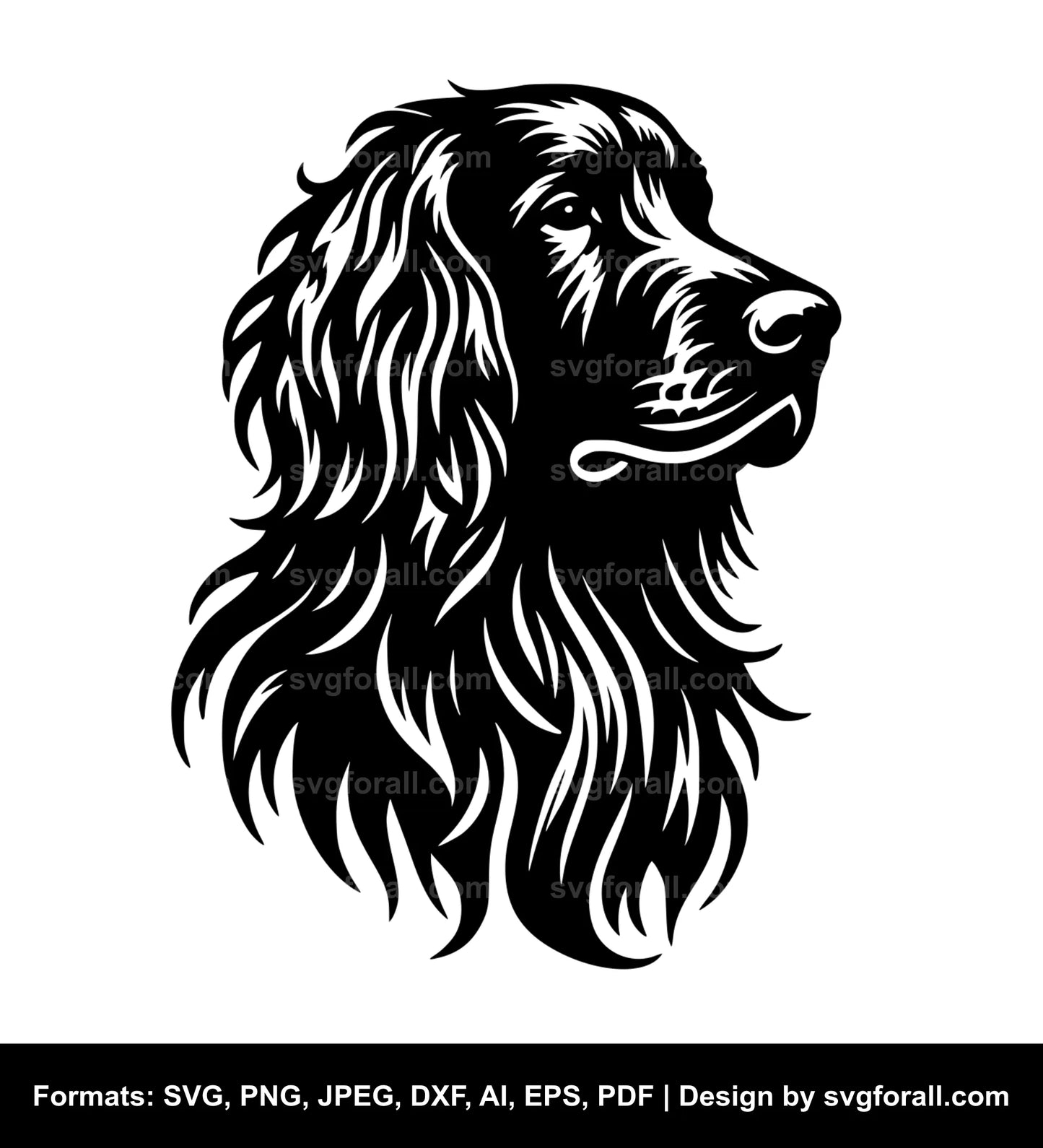 Gordon Setter Dog SVG Vector