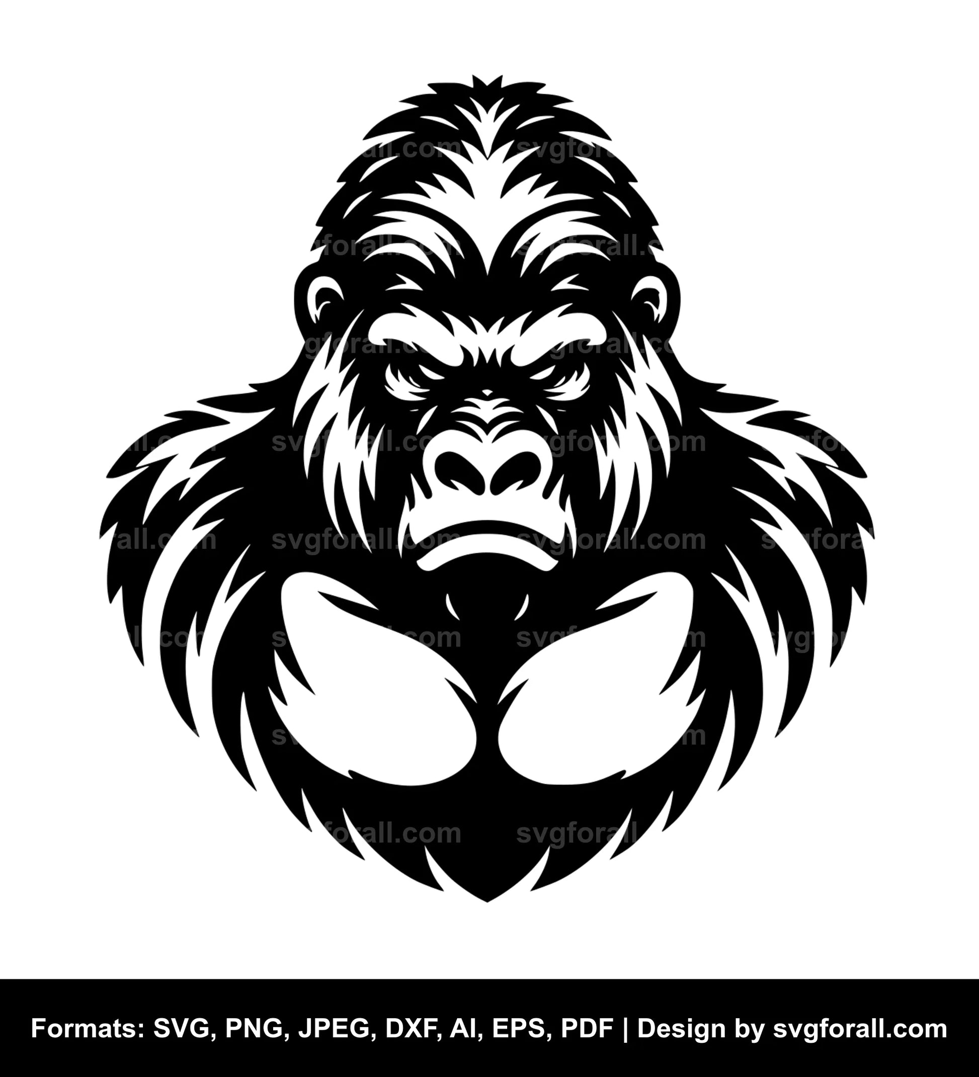 Gorilla Clipart SVG