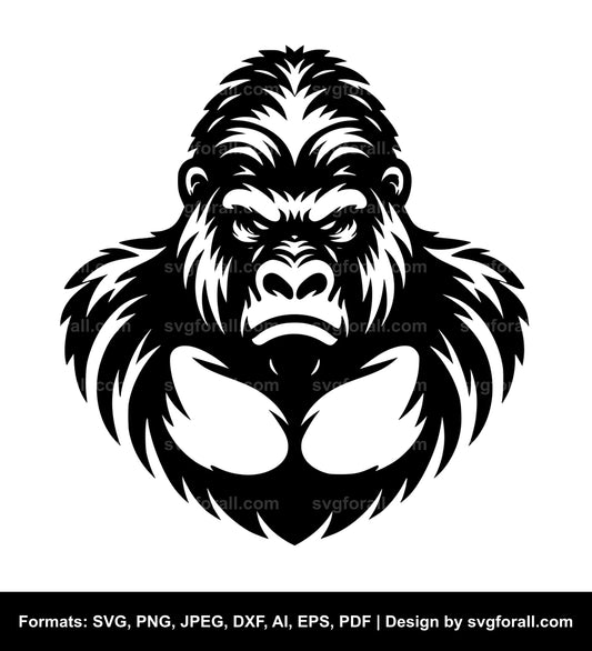 Gorilla Clipart SVG