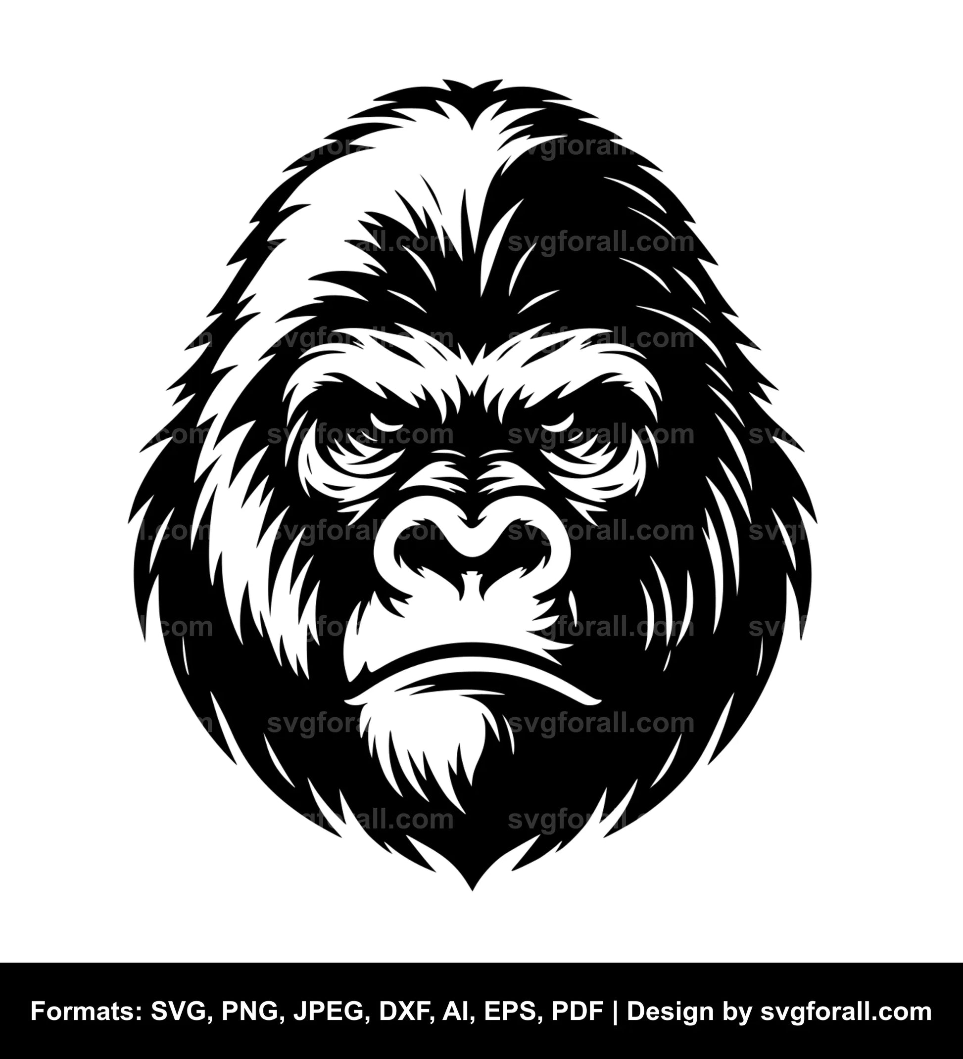 Gorilla Cricut SVG