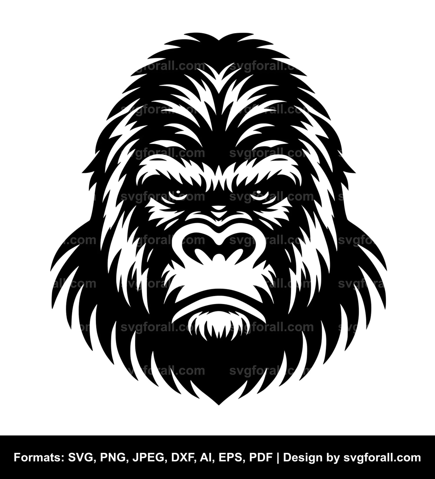 Gorilla SVG Clip Art