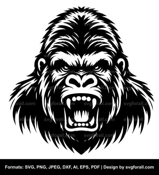 Gorilla SVG Cut File