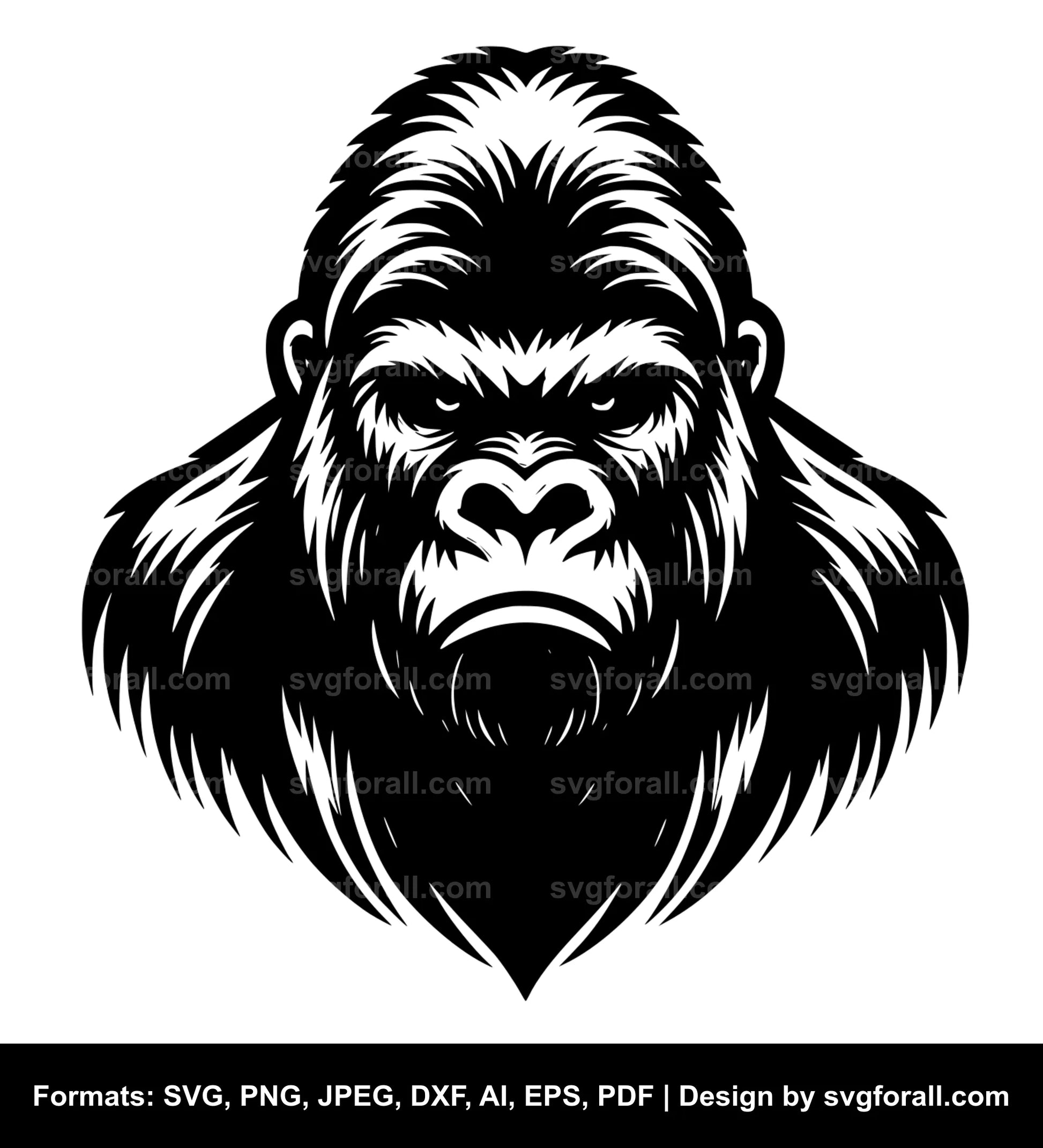 Gorilla SVG Design