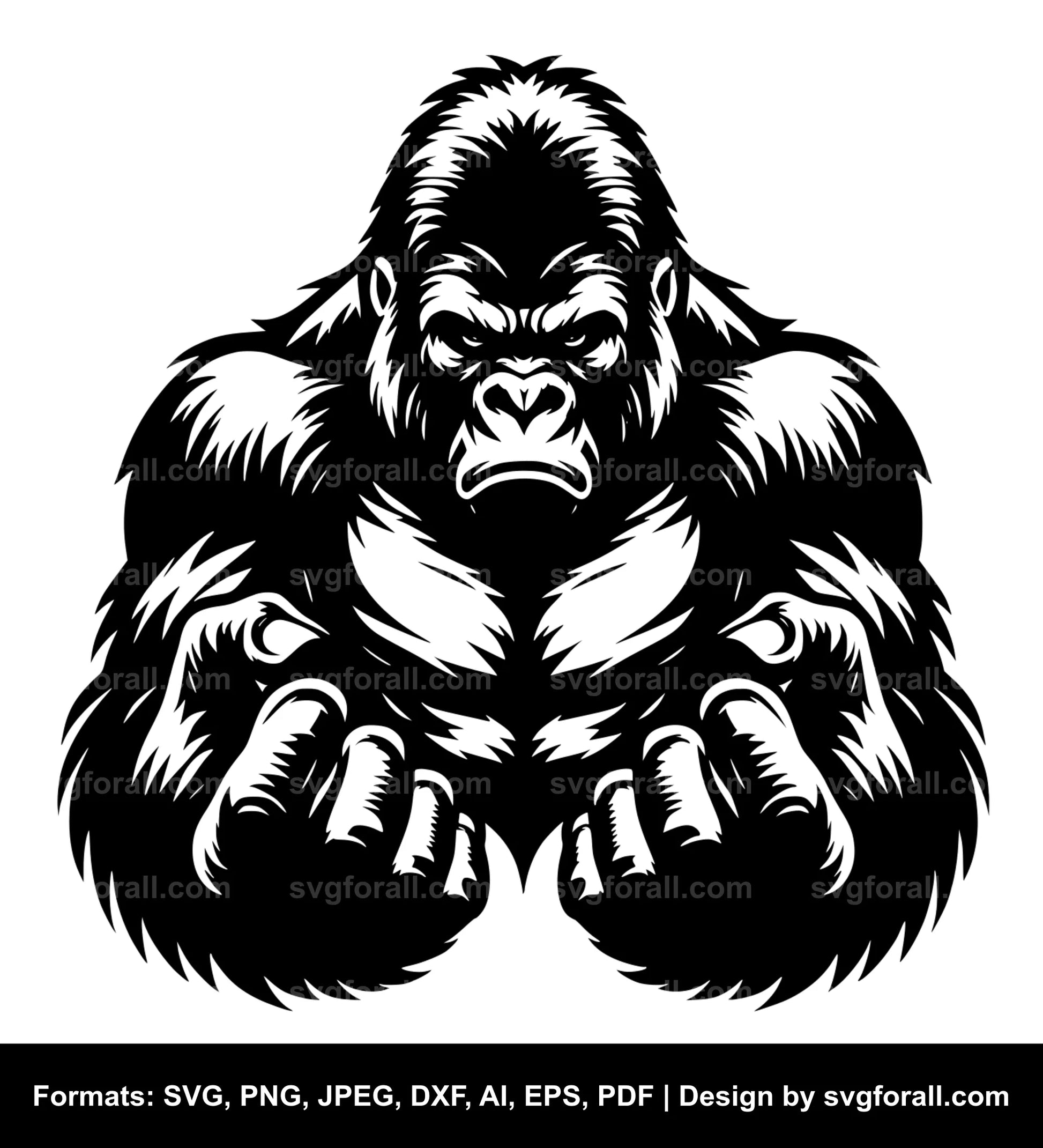 Gorilla SVG File