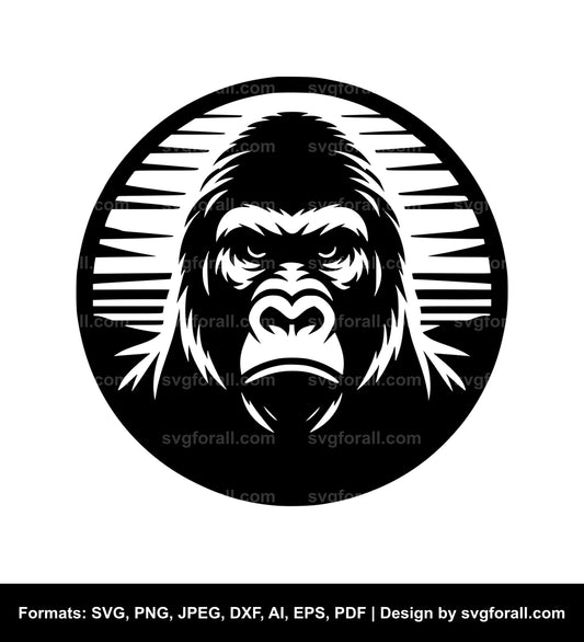 Gorilla SVG Vector