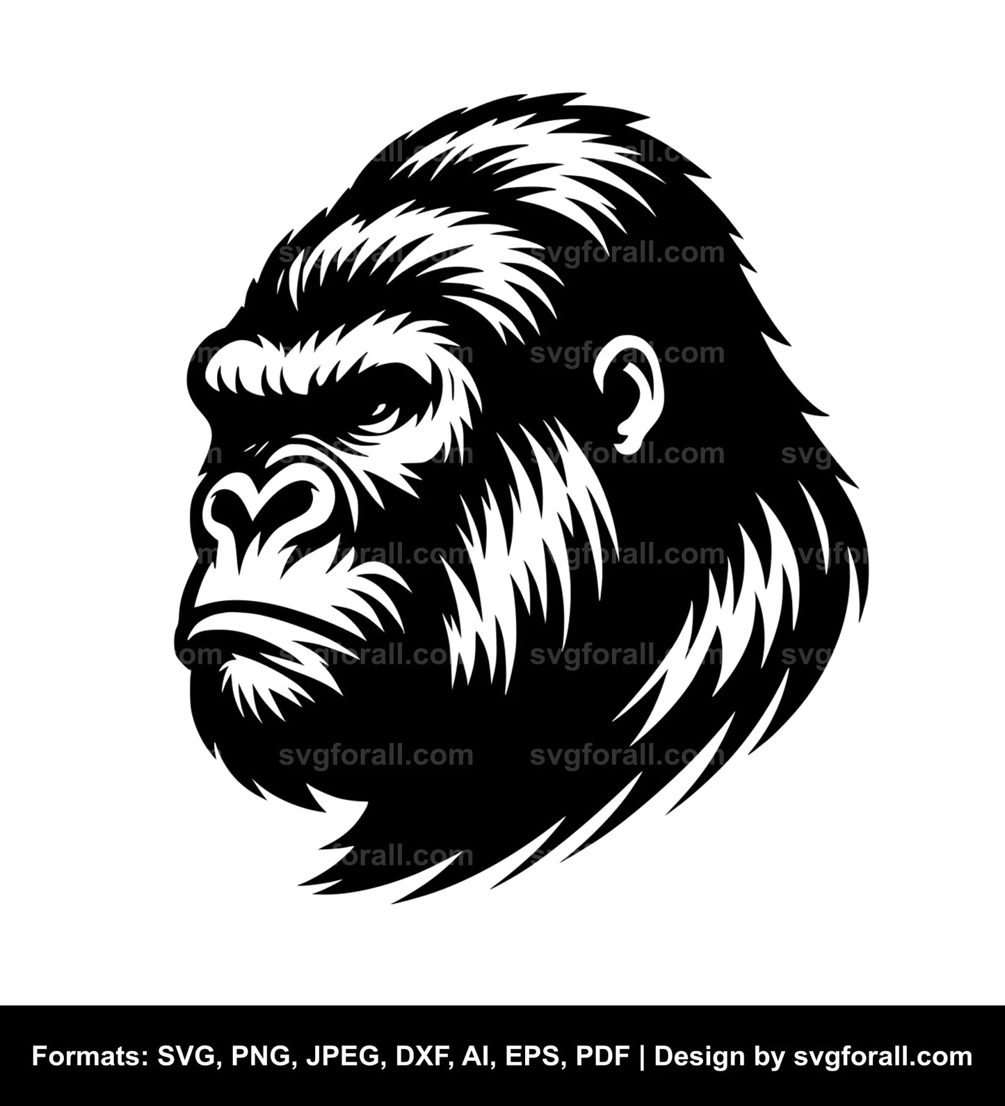 Gorilla Vector SVG