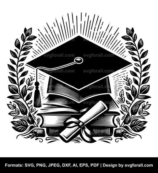 Graduation Cap Vector SVG