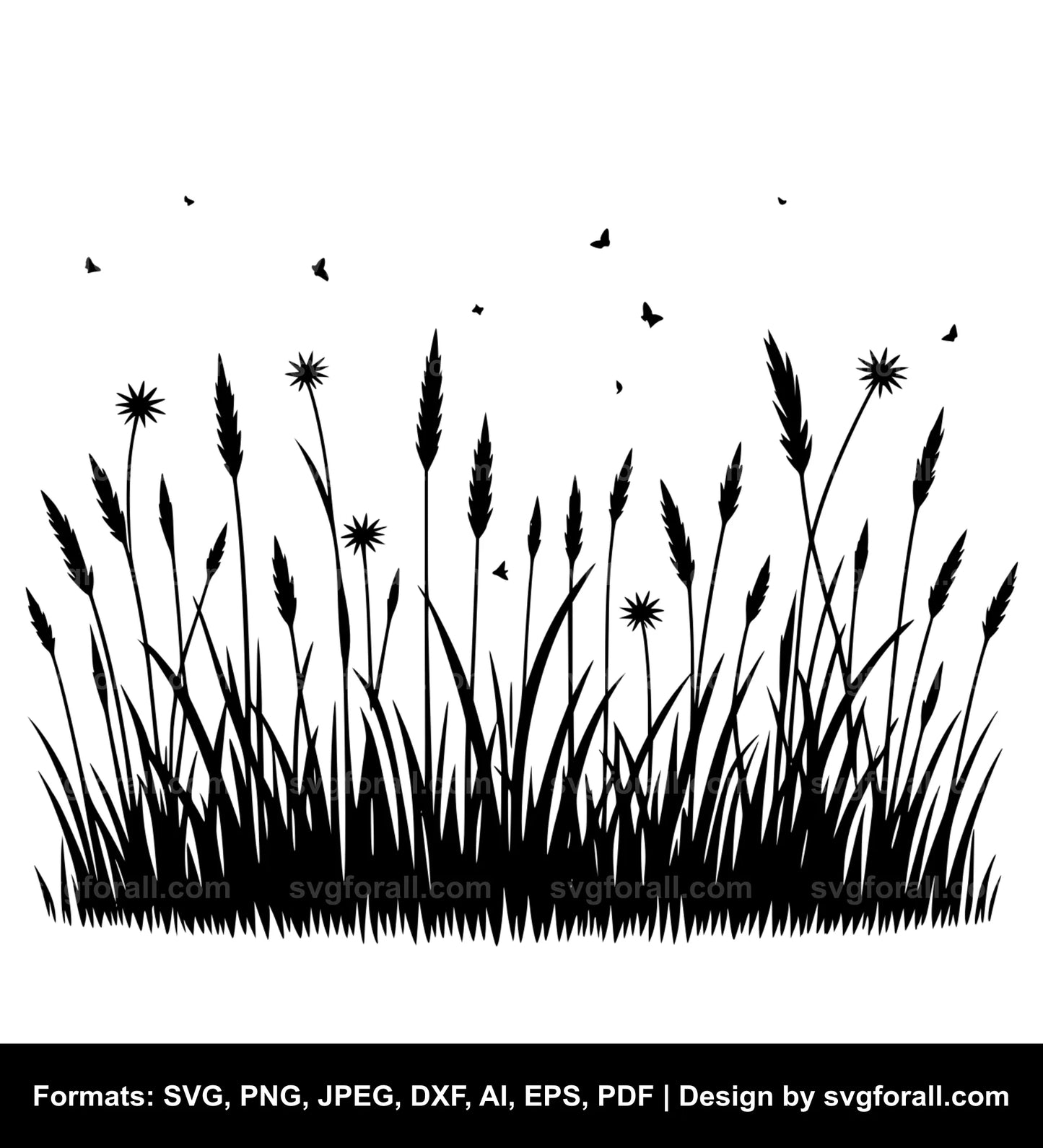 Grass Cricut SVG