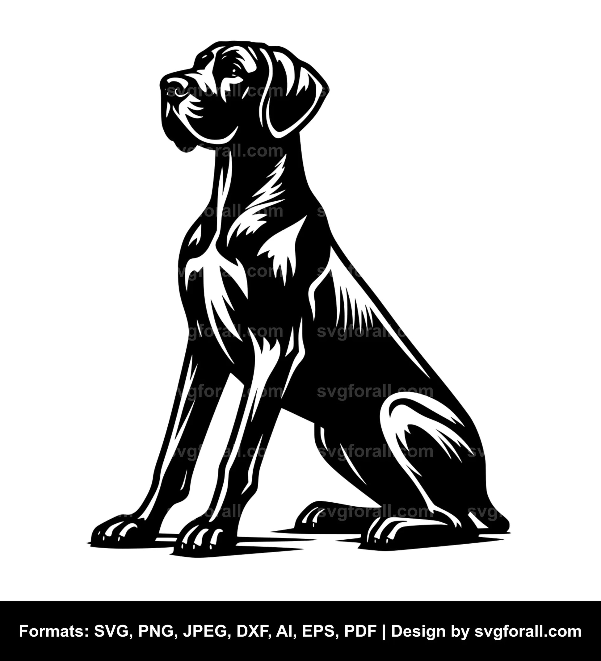 Great Dane Dog Cricut SVG