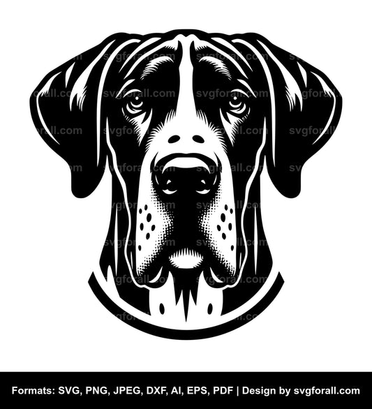 Great Dane Dog SVG File