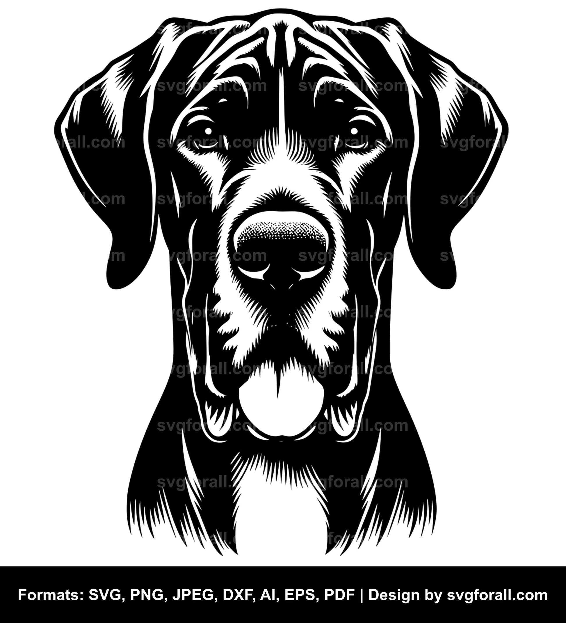 Great Dane Dog SVG PNG