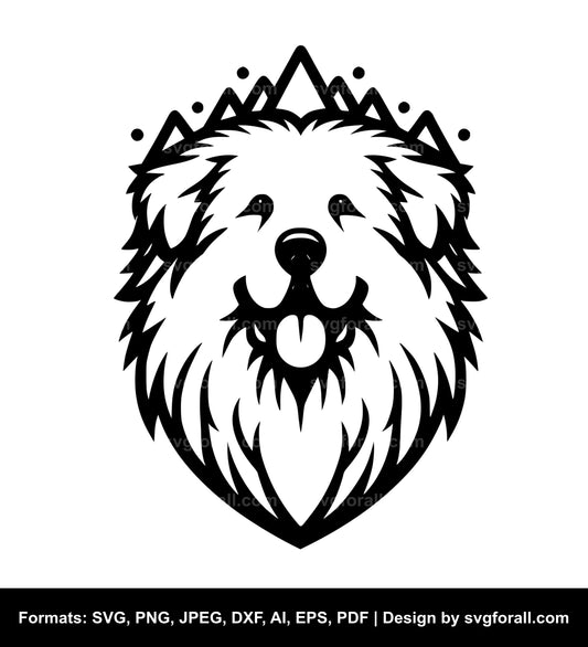 Great Pyrenees Dog SVG File