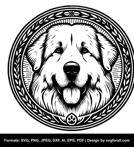 Great Pyrenees Dog SVG PNG