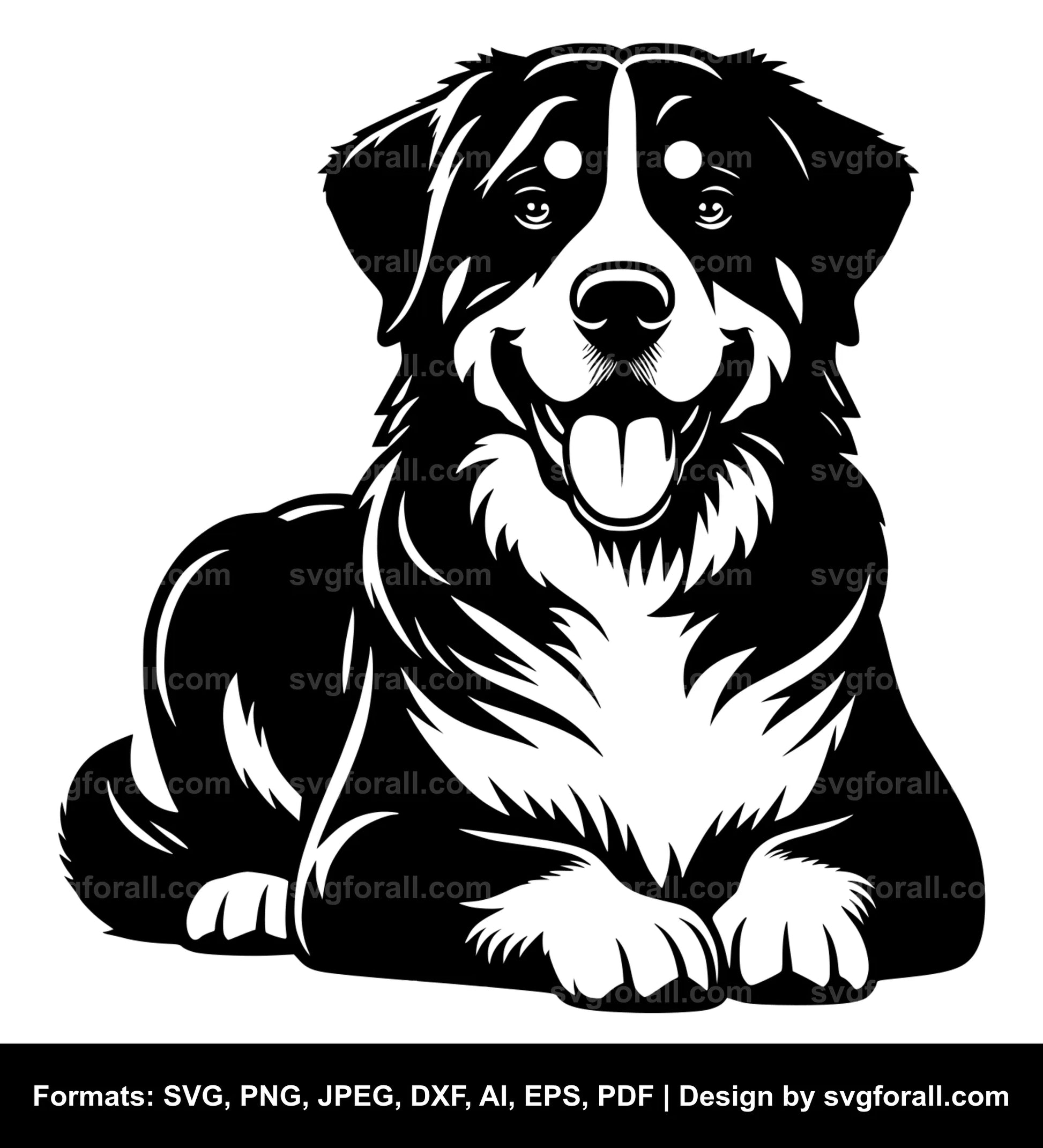 Greater Swiss Mountain Dog SVG