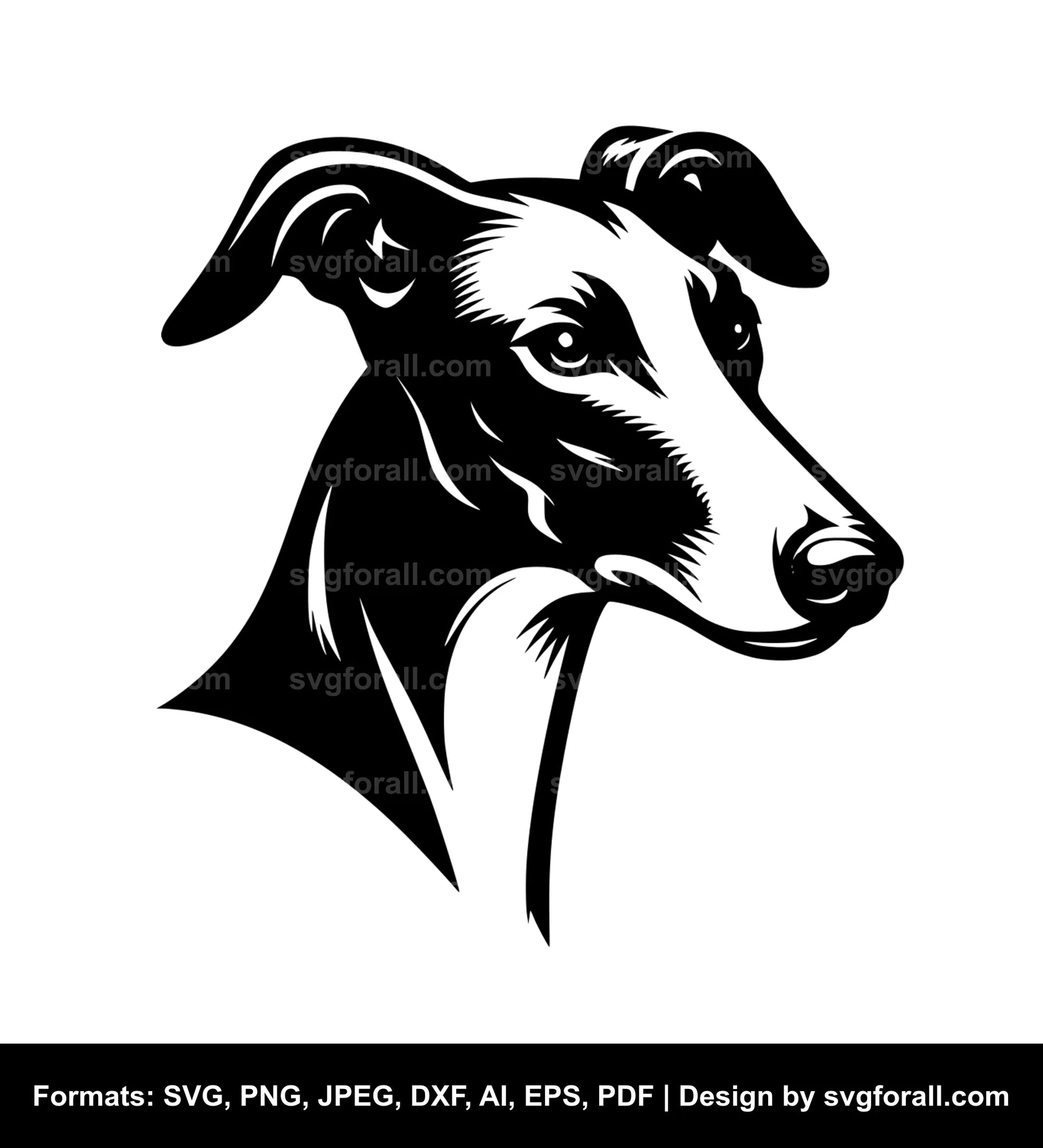 Greyhound Dog SVG